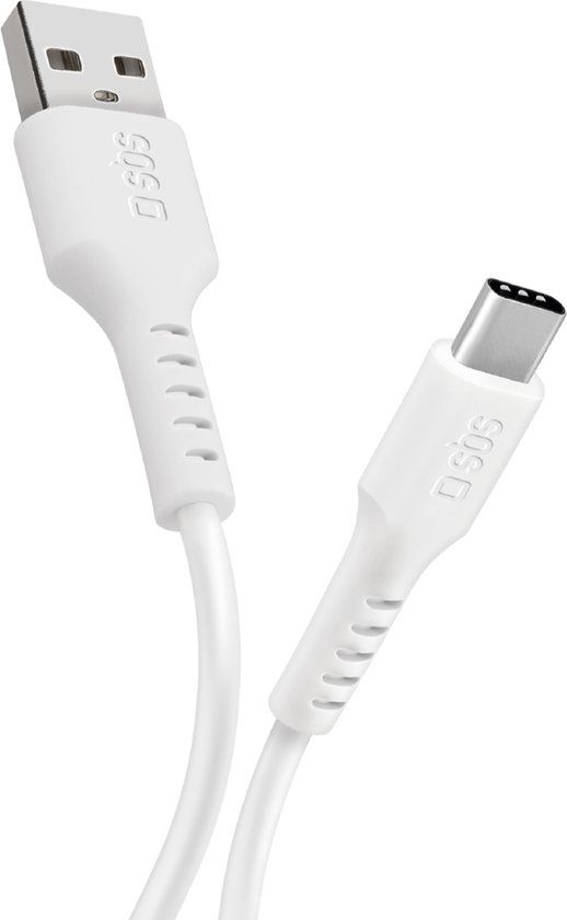 Sbs TECABLEMICROC10W USB-kabel USB 2.0 1 m Wit