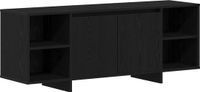 vidaXL TV-kast 130 x 35 x 50 cm zwart eiken bewerkt hout