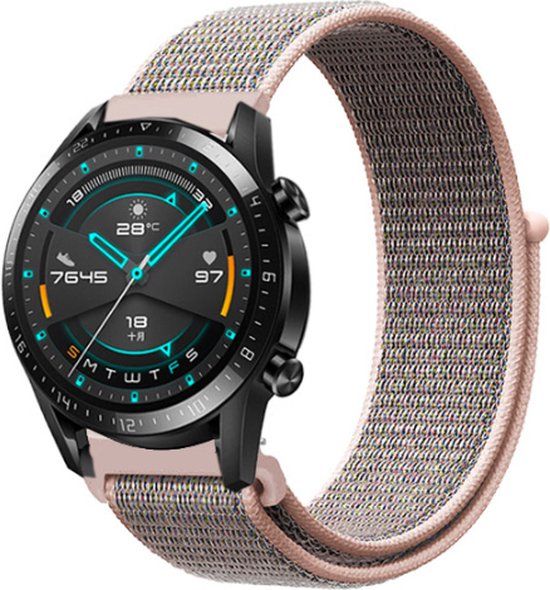 Huawei Watch GT Nylon Band - Pink Sand - 46mm