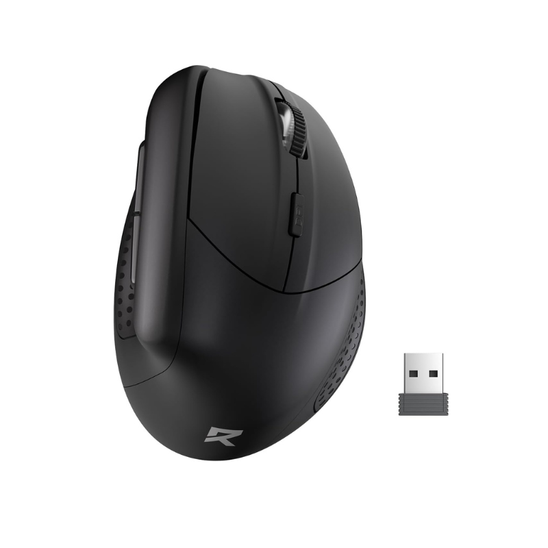Redragon BM-4033 draadloze verticale ergonomische muis, 2,4GHz-verbinding, 5 niveaus tot 4000 DPI