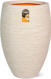 Capi Europe Vaas elegant deluxe Rib NL 38x58 Kiezel