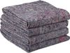 Merkloos Relaxdays Opslagdeken - Set van 4 - 150 x 200 cm - Herbruikbaar - Vlies - Grijs