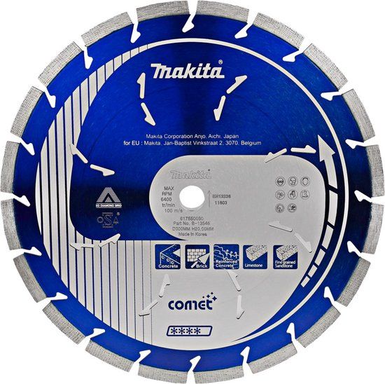 Makita diamantdoorslijpschijf Comet 230 x 22.23 x 10 mm