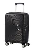 American Tourister Soundbox - Spinner S Uitbreidbare Handbagage, 55 cm, 35.5/41 L, Zwart (Bass Black)