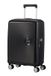 American Tourister Soundbox - Spinner S Uitbreidbare Handbagage, 55 cm, 35.5/41 L, Zwart (Bass Black)