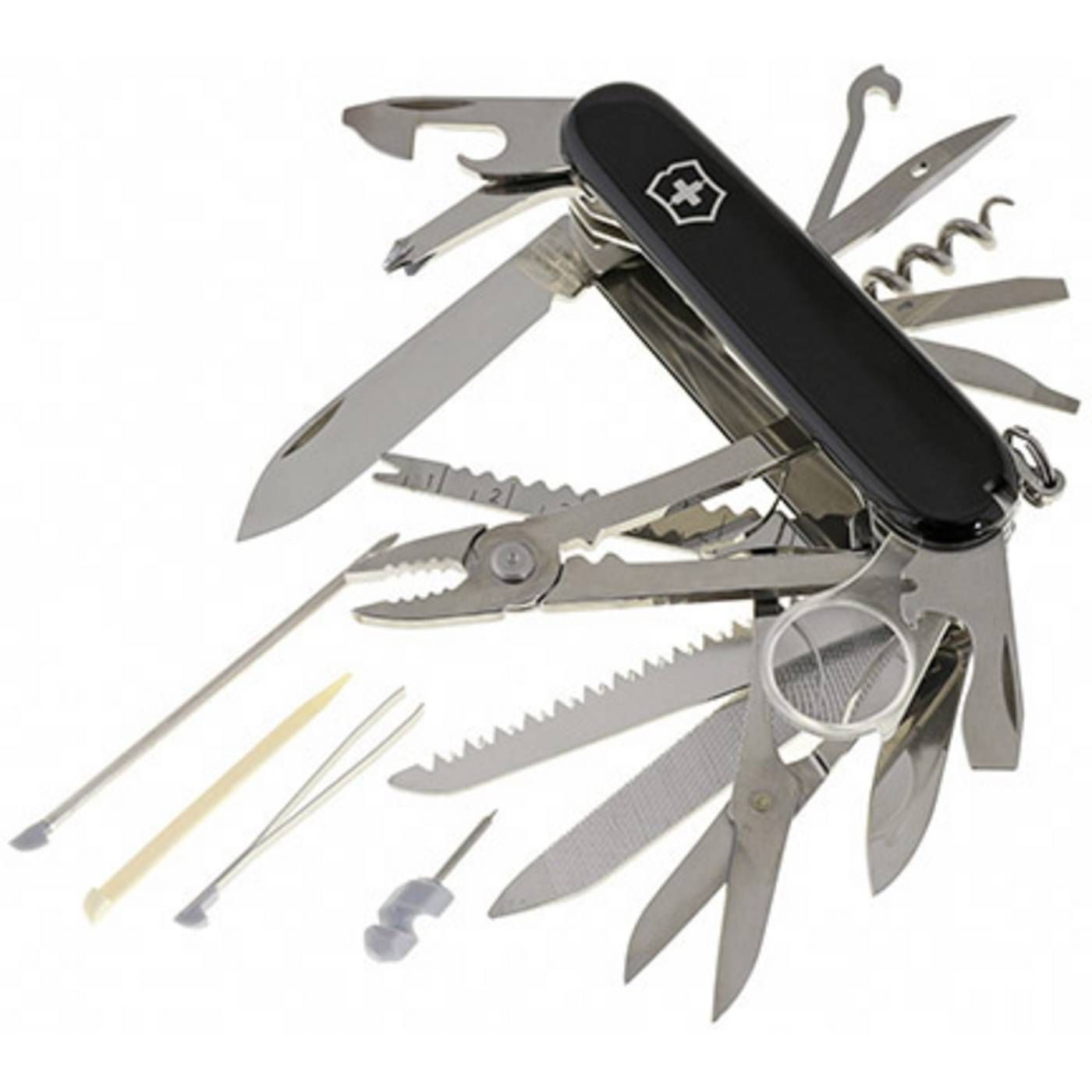 Victorinox SwissChamp Zwart 33 Functies Zakmes