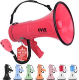 Pyle Megafoon Speaker – 50 Watt Draagbare PA Bullhorn met Sirene en Verstelbaar Volume