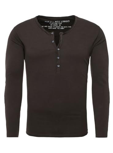 KEY LARGO MLS Ginger T-shirt heren - Antraciet (1101) - XL