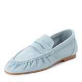 Tamaris - Dames - Loafers - Blauw - Suède - Maat 41