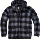Brandit Teddyfleece Worker Jacket - 5XL - Zwart/Grijs