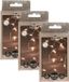 Anna's Collection Draadverlichting - 3x - 100 led lampjes - warm wit - zilver draad - 500 cm