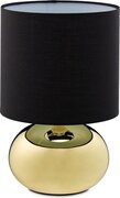 Relaxdays tafellamp touch - nachtlamp - modern - dimbaar - E14 - schemerlamp - touch lamp goud