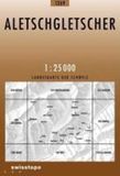 ALETSCHGLETSCHER: Swisstopo 1:25.000 Aletschgletscher