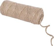 Merkloos / Sans marque Rayher Hobby Gmbh Jute garen/draad - naturel - op spoel - 50 meter x 3,5 mm - Creatief hobbytouw / deco