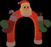 vidaXL Opblaasbare Kerstboog met LED's - 320 cm