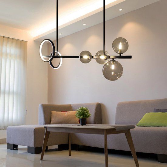 Rilimo Paki Hanglamp - Industrieel Design - 24x G9 - Zwart