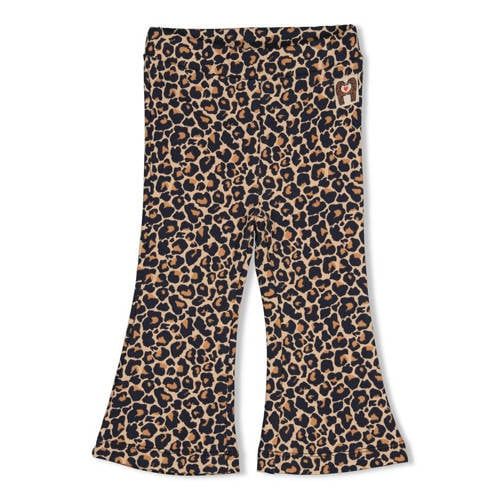 Feetje flared broek City Chic - bruin/zwart