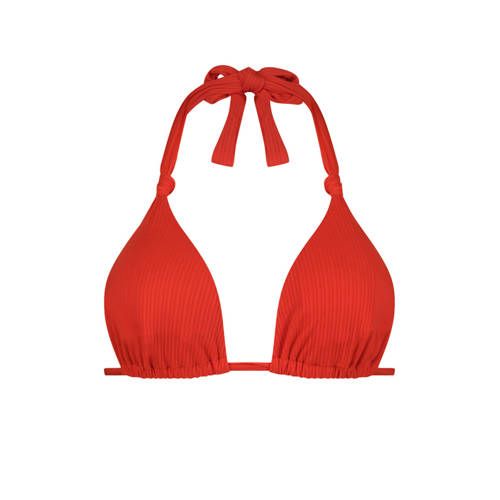 Beachlife Voorgevormde Triangel Bikinitop - Rood