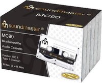 Soundmaster MC905P - Cassettebandjes 90 minuten (5 stuks) - Zwart