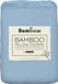 Bambaw 2x Taies d'oreiller en bambou - Taie d'oreiller 65x65 cm - Linge de lit de luxe en bambou - Taie d'oreiller hypoallergénique - Bleu clair