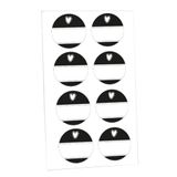 Westmark Decoratieve Etiketten – 24 stickers voor het labellen en personaliseren van potten en kurken, Zelfklevend – Ronde Kruidenetiketten Ø 3,5 cm