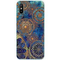 Xiaomi Bedrukt siliconen hoesje compatibel met Xiaomi Redmi 9A, Xiaomi Redmi 9AT, Xiaomi Redmi 9i mandalla bleu