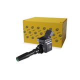HELLA 5DA 193 175-951 Bobine - 12V - 4-polig - Bougieschacht bobine - Geschroefd