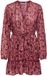 ONLY - ONLAVERY L/S SHORT DRESS WVN NOOS - Mini jurk - Vrouwen - L - Polyester - Winetasting