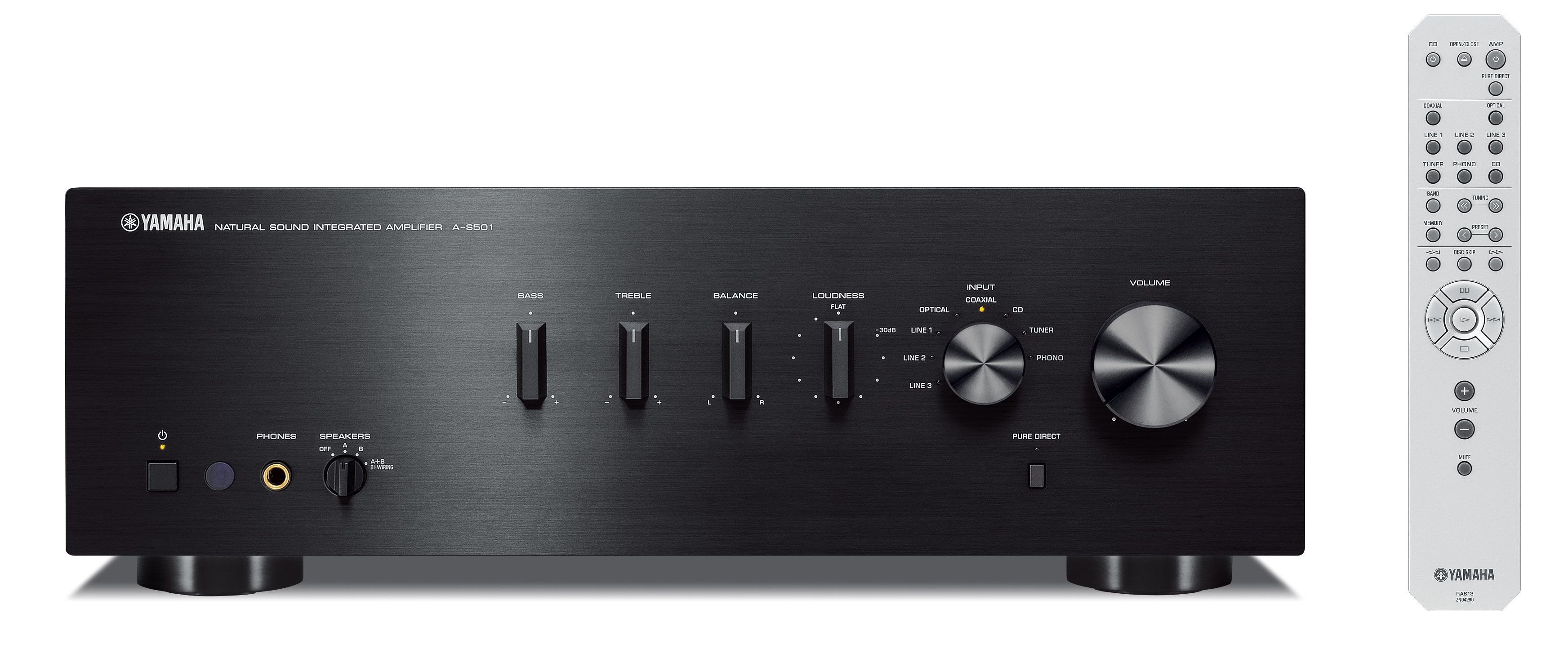 Yamaha A-S501 - Geïntegreerde versterker - Zwart