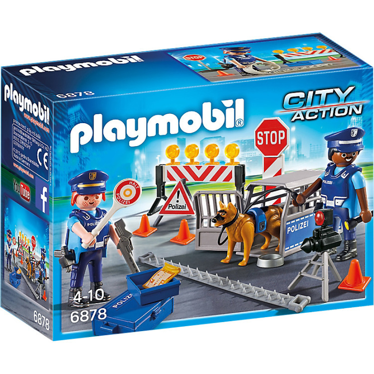 playmobil ® City Action Politie wegversperring 6878