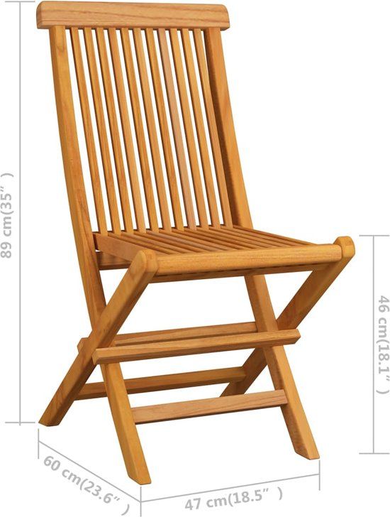 vidaXL Tuinstoelen 8 stuks met antracietkleurige kussens massief teakhout