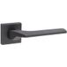 Fimet Poignée de porte CORSA 1354-201 en acier inoxydable, PZ - Cylindre profilé - Noir mat