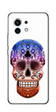 Beschermhoesje Xiaomi Mi 11 Beschermhoesje, Design: Doodskop, wit
