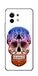 Beschermhoesje Xiaomi Mi 11 Beschermhoesje, Design: Doodskop, wit