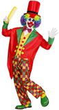 Widmann Clown Luxe Multicolour Kostuum Man XXL