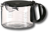 Braun KFK 10L Koffiekan - Glas - Zwart/Transparant