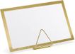 Partydeco Naamkaartjes/plaatskaarten met houders - Driehoek - Bruiloft - 10x sets - goud