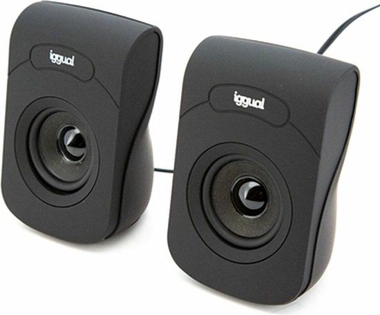 iggual PC Speakers IGG316993 Zwart