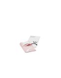 Pandora Polijstdoek zilvervlies van microvezel in de kleur wit-roze, afmetingen: ca. 12 cm x 6,5 cm, A001