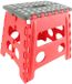 Home deco factory Opvouwbaar opstapje/opstapkrukje - rood - 32 x 36 cm