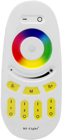 milight MiBoxer - Smart Touch Afstandsbediening - RGB+CCT - 4 Zone - Mat Wit