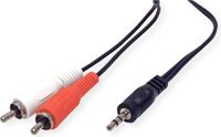 Value 3,5 mm (M) -naar-Cinch (2x M) kabel, 1,5m