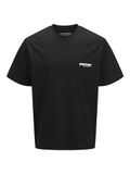 JACK & JONES Jcounion Back Print Tee Ss Crew Noos T-shirt zwart L