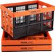 Vevor Set Van 3 45L Professionele Boîtes pliantes en PP Boîte de transport, Boîte de rangement pliable avec poignée, Boîtes empilables, Boîte de rangement, Boîtes pliantes, Boîtes empilables pour le stockage et le transport, Orange