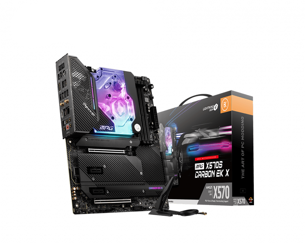 MSI MPG X570S CARBON EK X - Moederbord - ATX - AMD X570 - Socket AM4