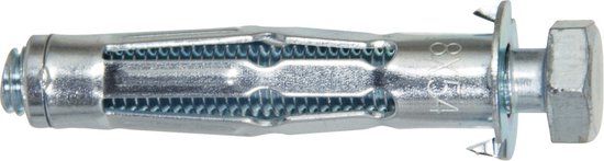 Fischer Hollewandplug metaal M8(12x54)