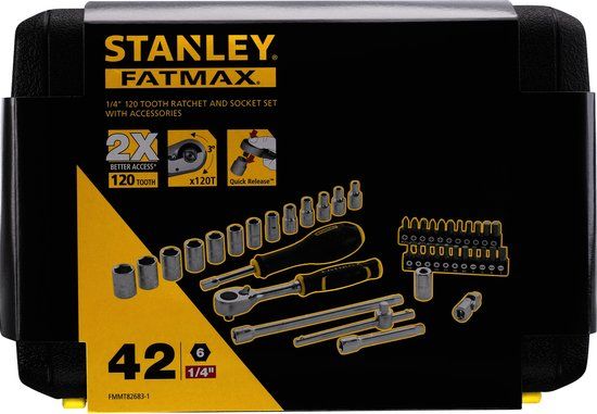 Stanley FATMAX Dopsleutelset 1/4" - 42 DELIG - FMMT82683-1
