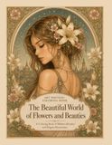 The Beautiful Word of Flower and Beauties.: A Coloring Book of Modern Beauties and Elegant Decorations