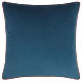 Paoletti Meridian kussensloop, benzine/rouge, 55 x 55 cm