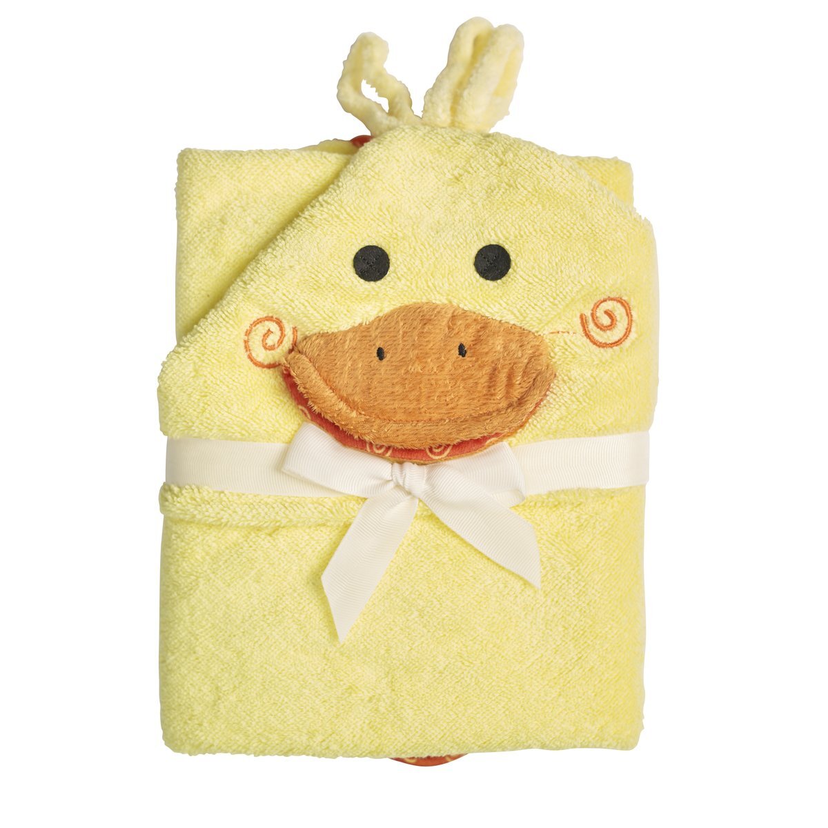 Zoocchini Badcape Baby Puddles The Duck geel